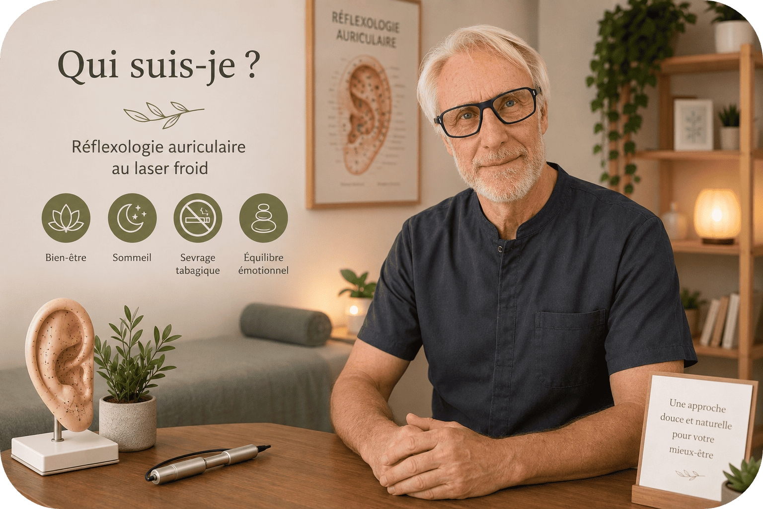 Praticien en réflexologie auriculaire à Aix-les-Bains